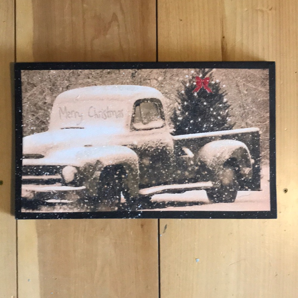 Christmas picture- rustic